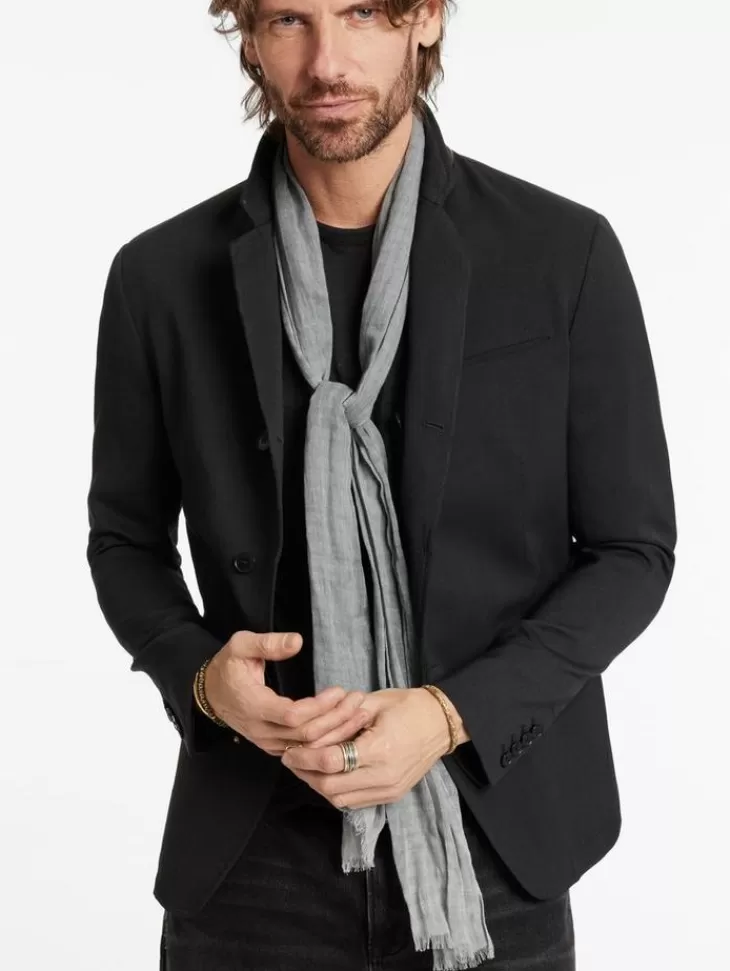 Shoes & Accessories>John Varvatos ALIX SCARF ARSENIC