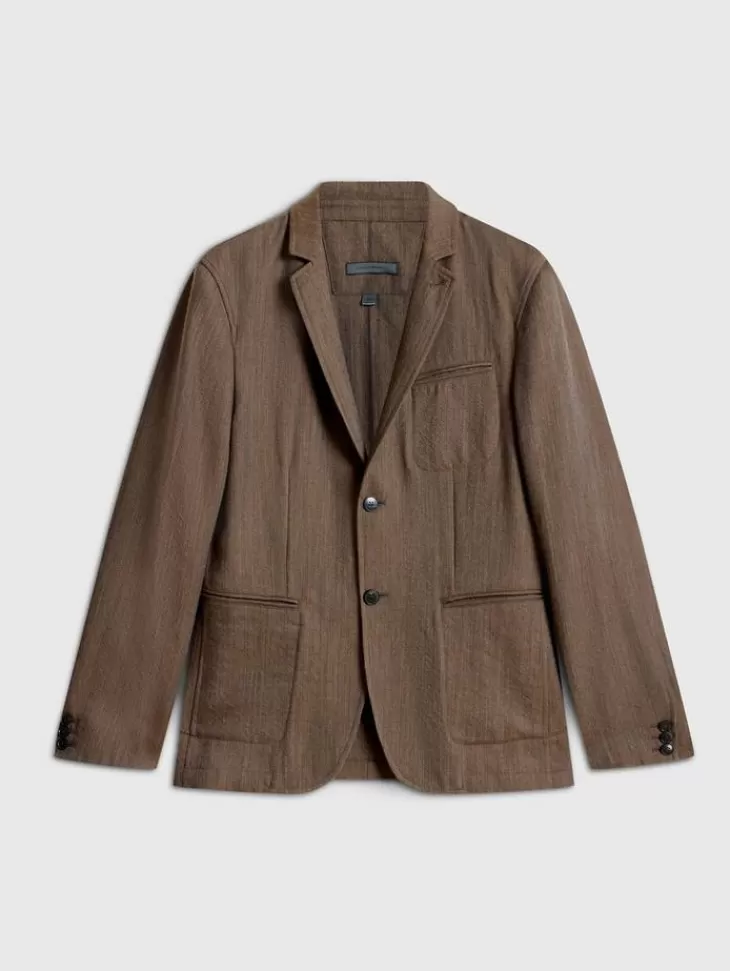 Coats And Jackets | Suit Jackets>John Varvatos ALLEN JACKET CHAMOIS