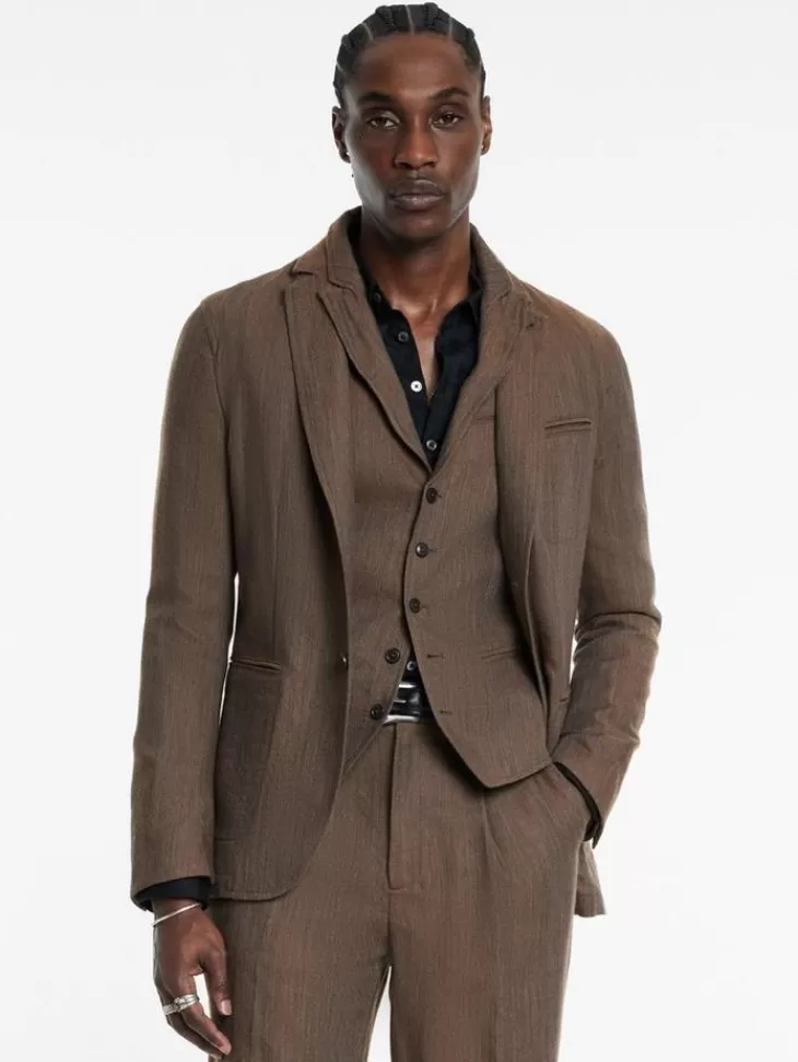 Coats And Jackets | Suit Jackets>John Varvatos ALLEN JACKET CHAMOIS