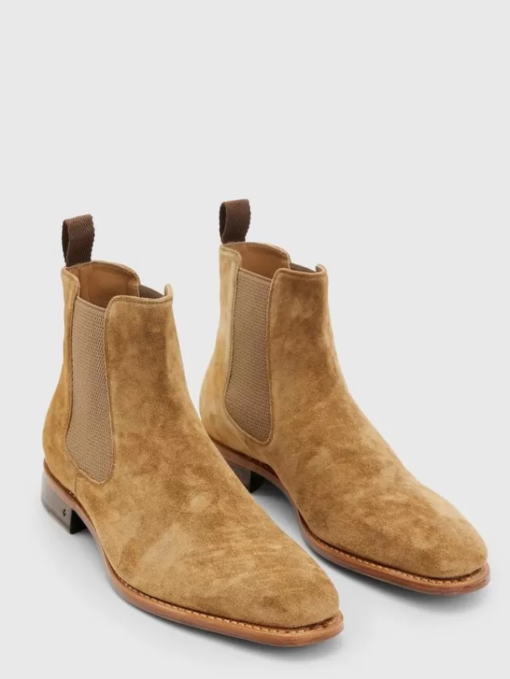 Shoes & Accessories>John Varvatos AMSTERDAM CHELSEA BOOT MUSHROOM