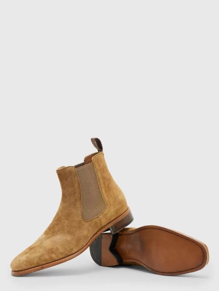 Shoes & Accessories>John Varvatos AMSTERDAM CHELSEA BOOT MUSHROOM