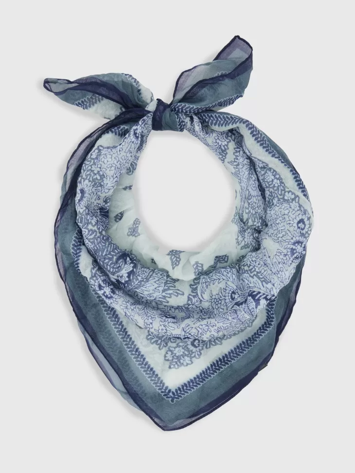 Shoes & Accessories>John Varvatos ANDOVER BANDANA EMPIREBLUE