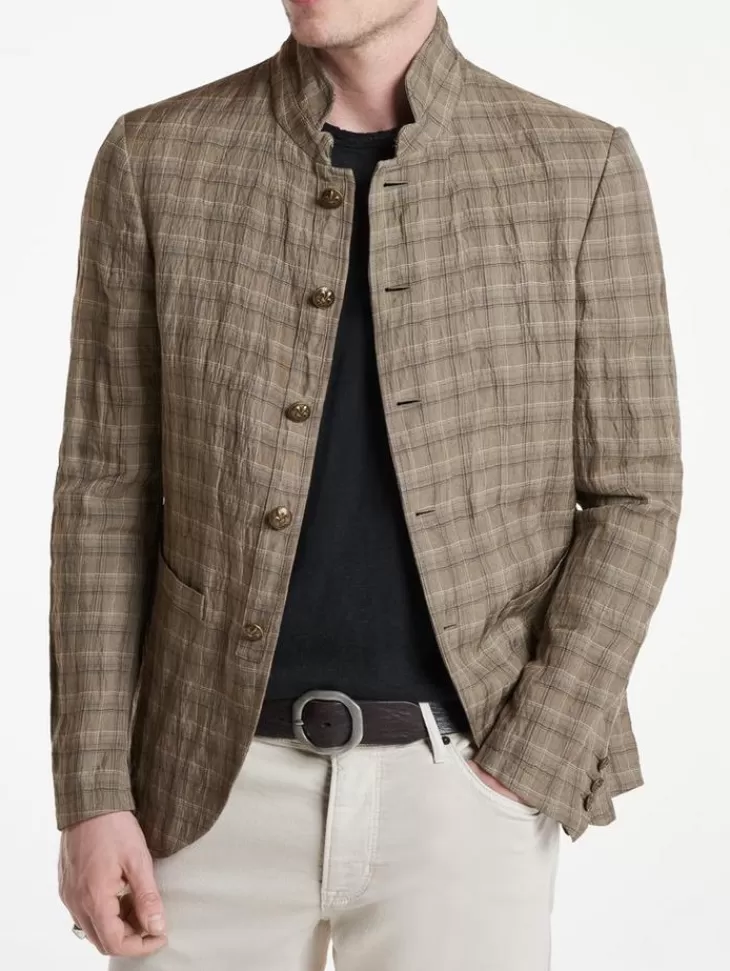 Tops | Leather & Outerwear>John Varvatos ANSON JACKET OLIVELEAF