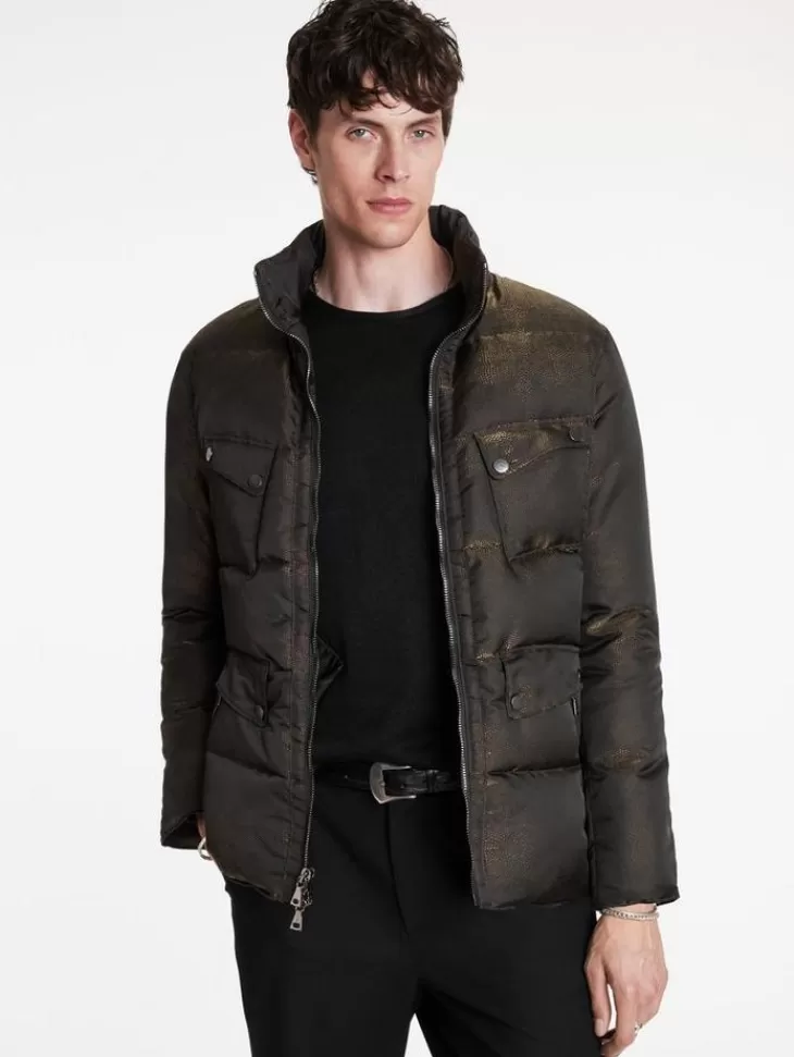 Coats And Jackets>John Varvatos ASHTON PARKA LTBROWN