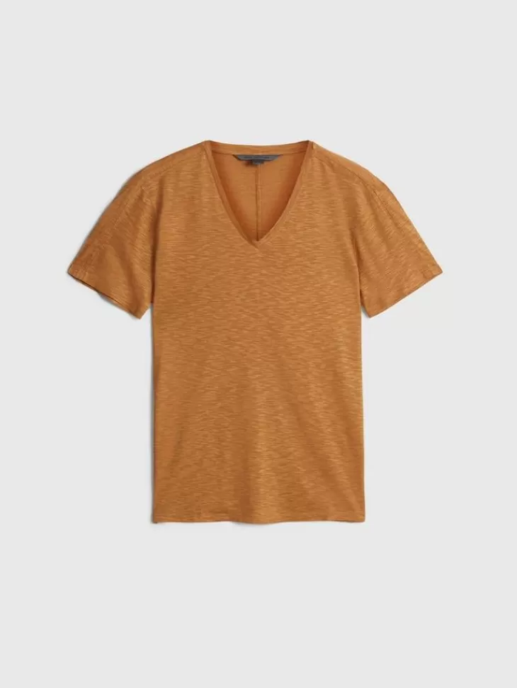 Tops>John Varvatos ASTOR V-NECK BROWN