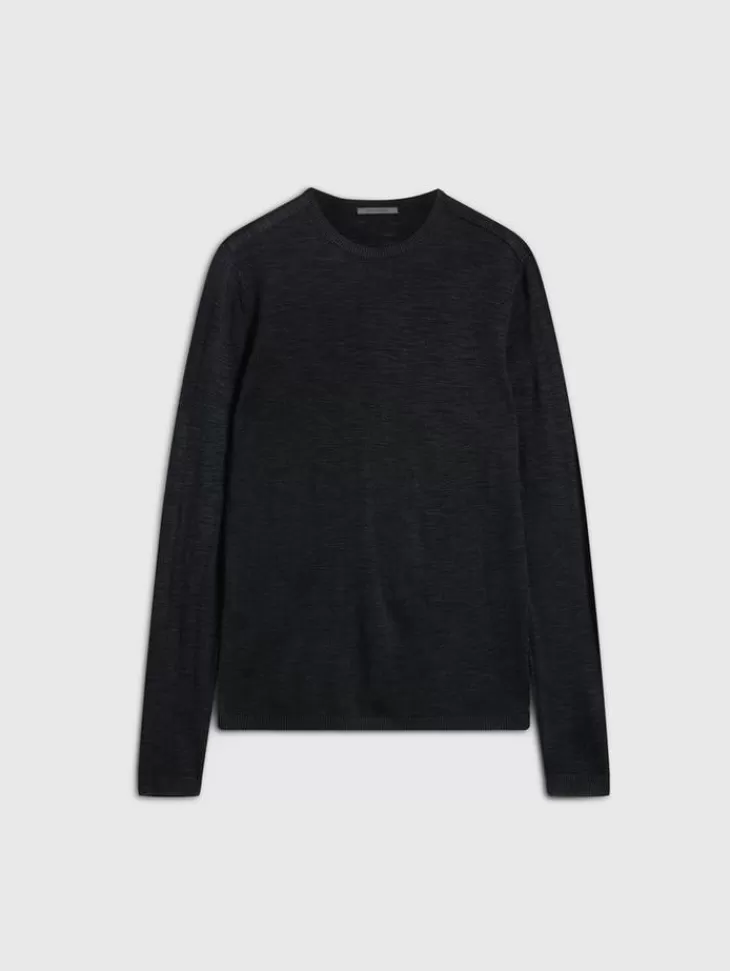 Sweaters>John Varvatos AVEIRO CREW BLACK