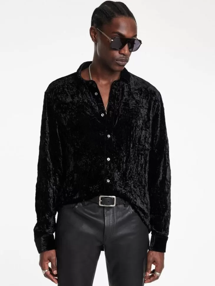 Shirts>John Varvatos BATIK SHIRT BLACK