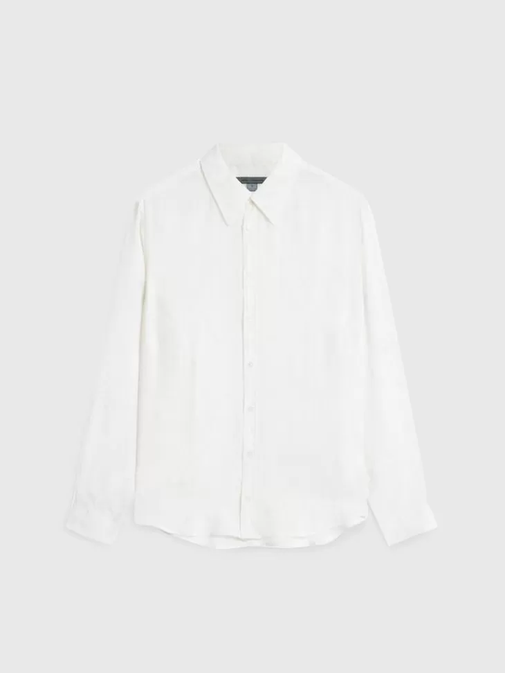 Tops>John Varvatos BETWOOD SHIRT MACADAMIA