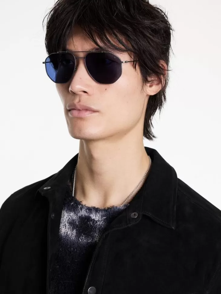 Eyewear>John Varvatos BOWERY AVIATOR NOCOLOR