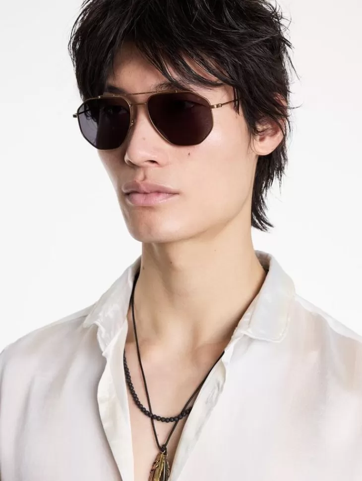 Eyewear>John Varvatos BOWERY AVIATOR NOCOLOR