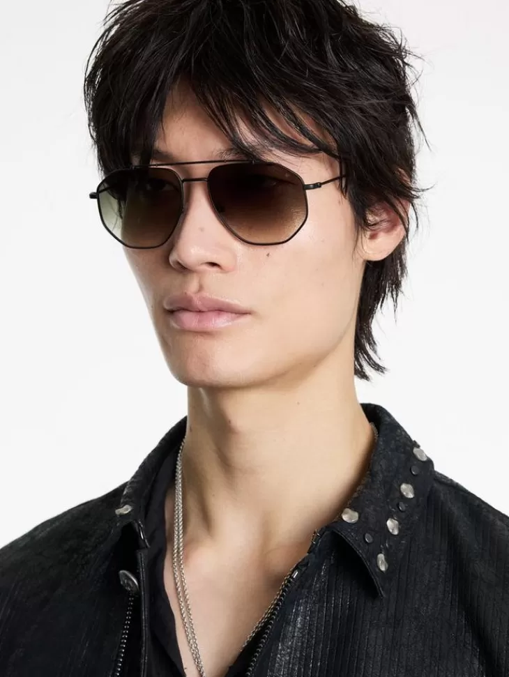 Eyewear>John Varvatos BOWERY AVIATOR NOCOLOR