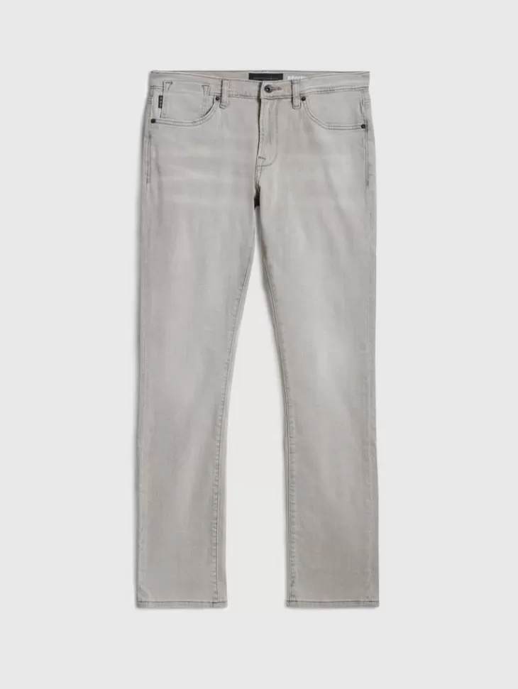 Jeans & Pants>John Varvatos BOWERY SPRING GREY WASH JEAN LIGHTGREY