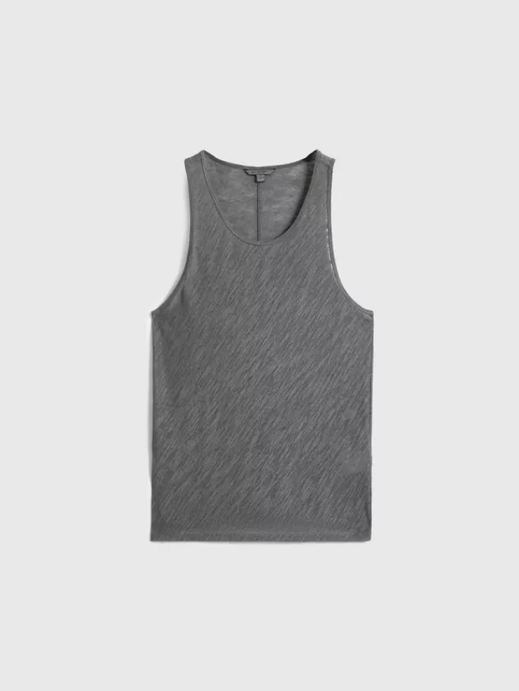 T-Shirts>John Varvatos BROOME TANK GREYSTONE