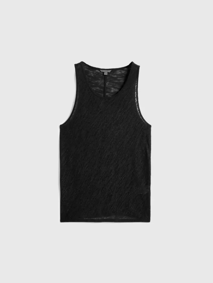 T-Shirts>John Varvatos BROOME TANK BLACK