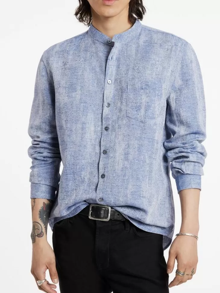 Tops>John Varvatos BRYAN SHIRT DUSTYBLUE