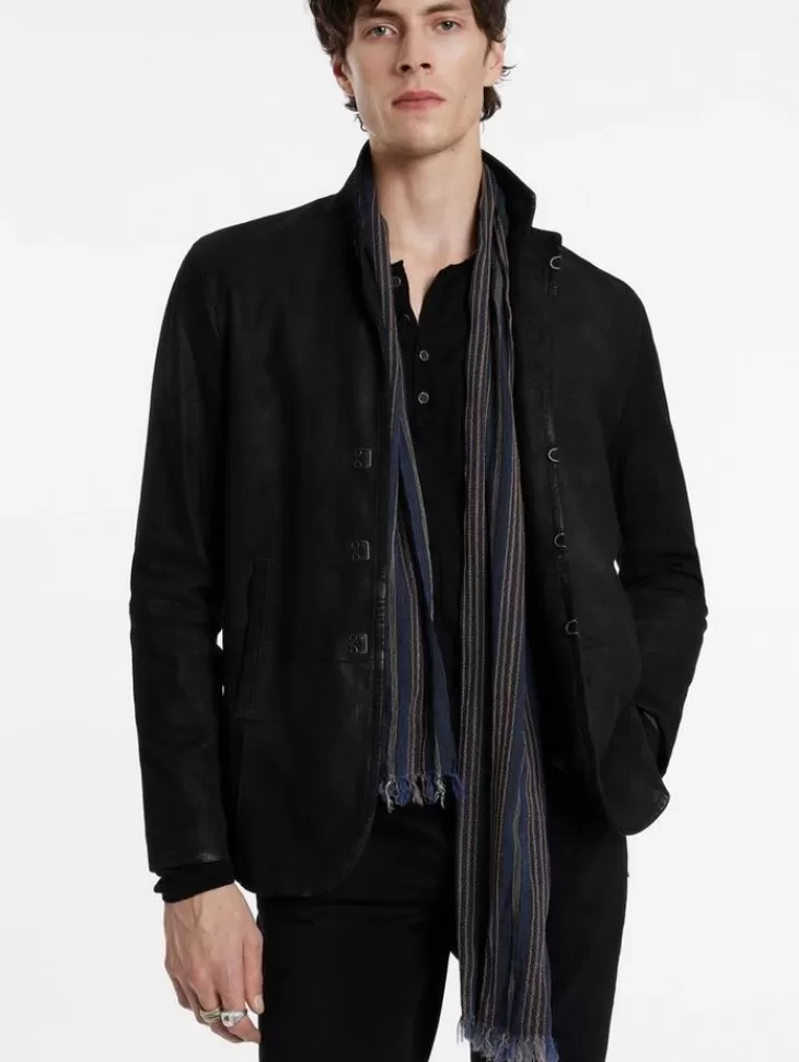 Shoes & Accessories>John Varvatos BUEL SCARF INDIGO