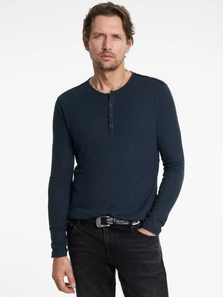 Henleys>John Varvatos CARVER HENLEY INK