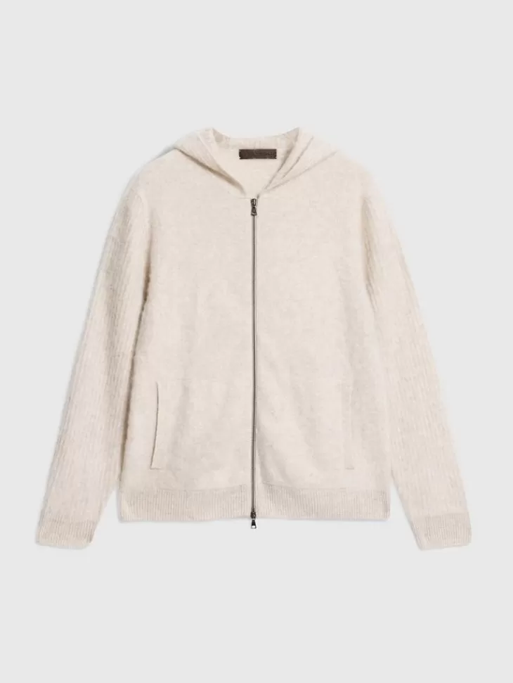 Sweaters>John Varvatos CATHERINE HOODIE CORK