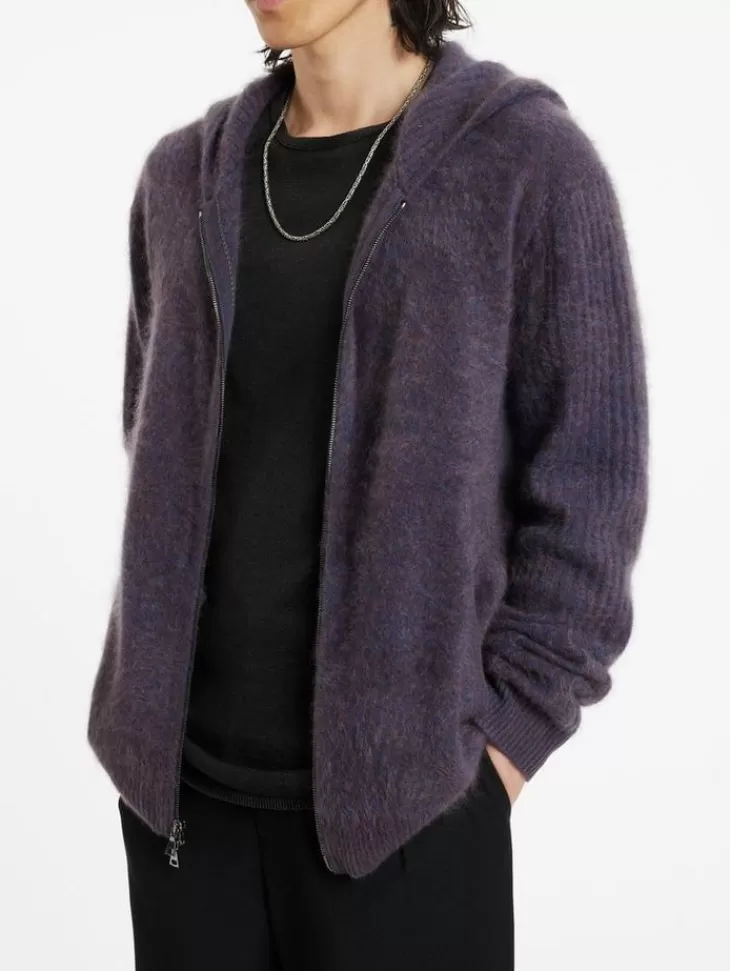 Leather & Outerwear | Tops>John Varvatos CATHERINE HOODIE AMETHYST