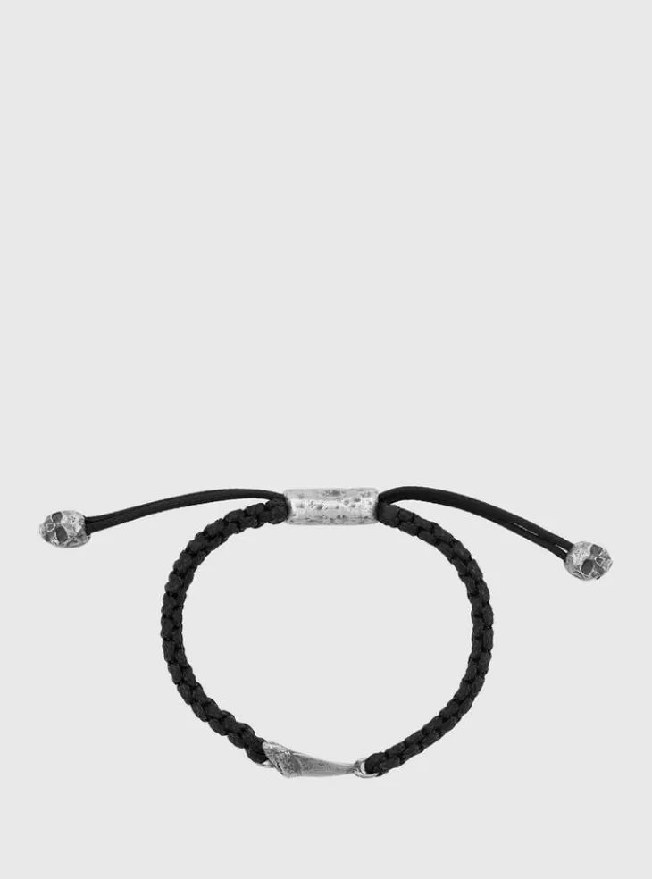 Jewelry>John Varvatos CORDED SHARK TOOTH BRACELET NOCOLOR