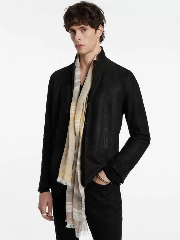 Shoes & Accessories>John Varvatos CORTEL SCARF CLAY