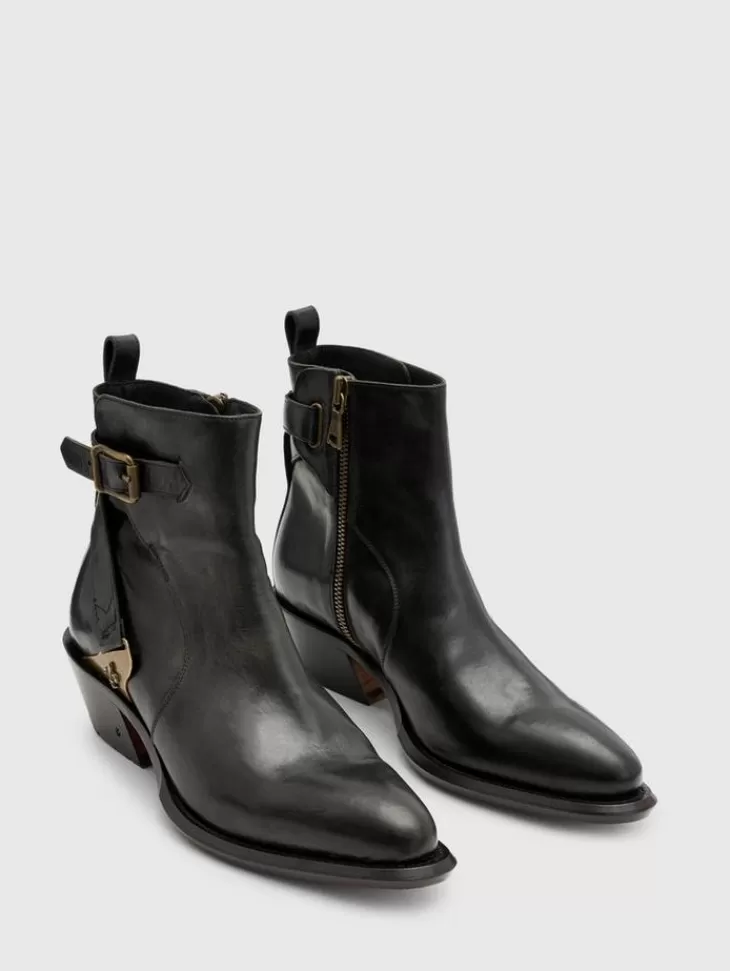 Boots | Leather Boots>John Varvatos CROSBY JODHPUR BOOT CHARCOAL