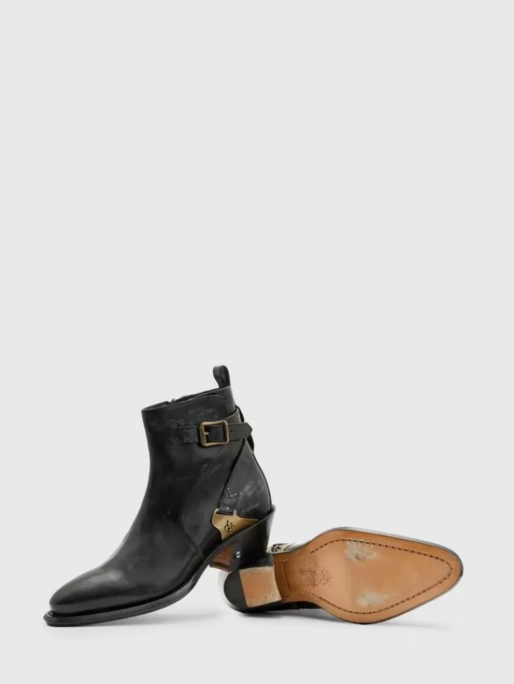 Boots | Leather Boots>John Varvatos CROSBY JODHPUR BOOT CHARCOAL