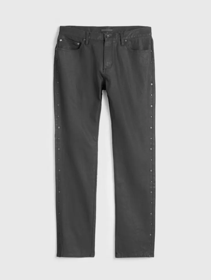 Jeans & Pants>John Varvatos DANTE STUDDED JEANS DKSTEELHTR