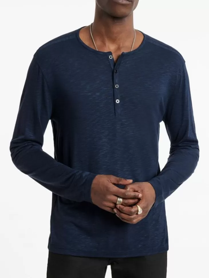 Tops>John Varvatos DANVILLE HENLEY PACIFIC