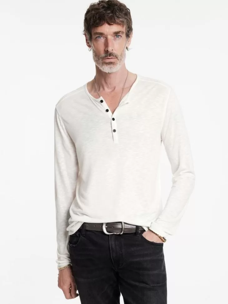 Henleys>John Varvatos DANVILLE HENLEY SALT