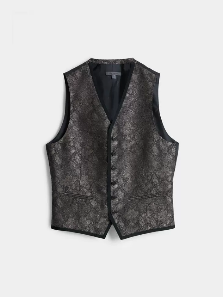 Leather & Outerwear | Tops>John Varvatos DAVIE VEST ALMOND