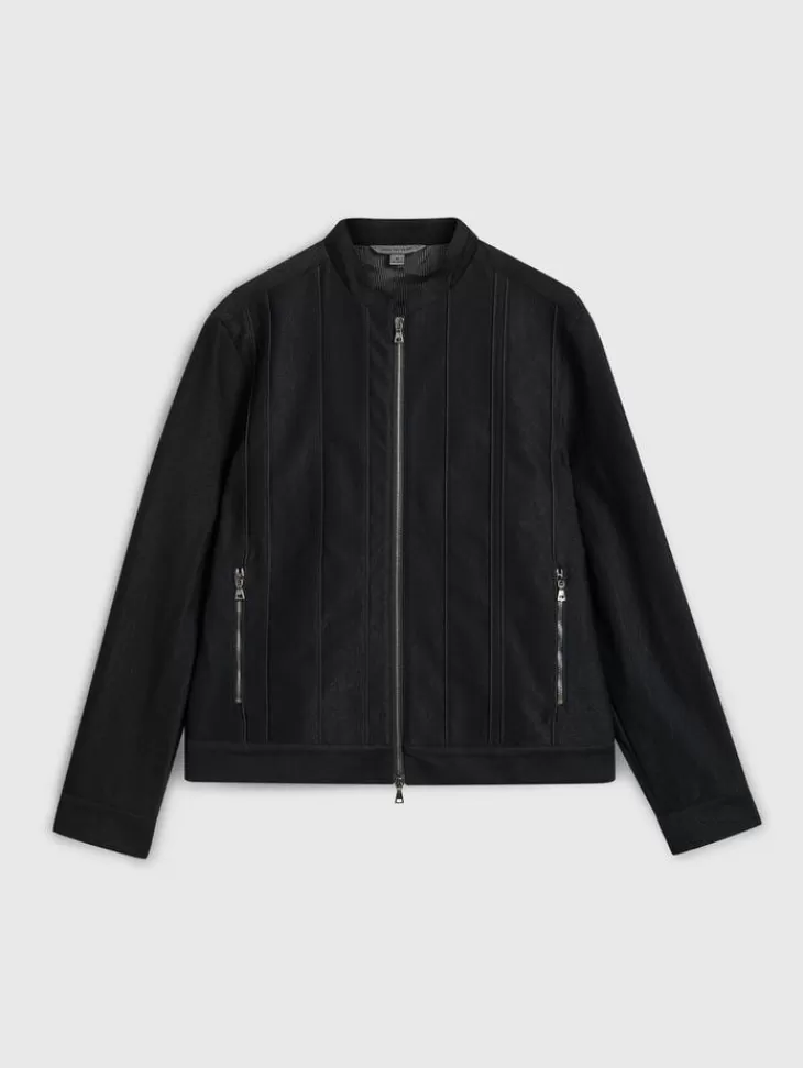 Tops>John Varvatos DEPECHE JACKET BLACK