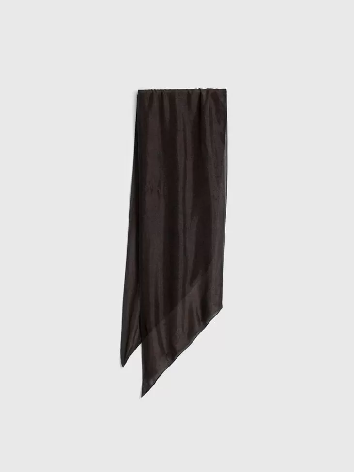 Scarves & Ties>John Varvatos DICKIE SCARF CHOCOLATE