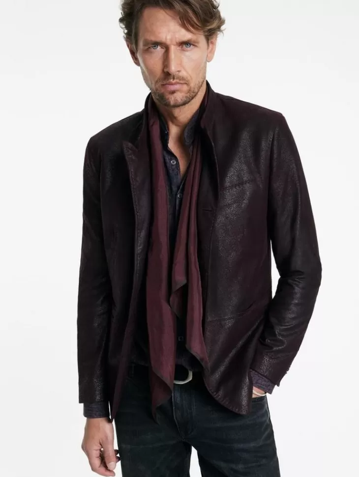 Scarves & Ties>John Varvatos DICKIE SCARF OXBLOOD