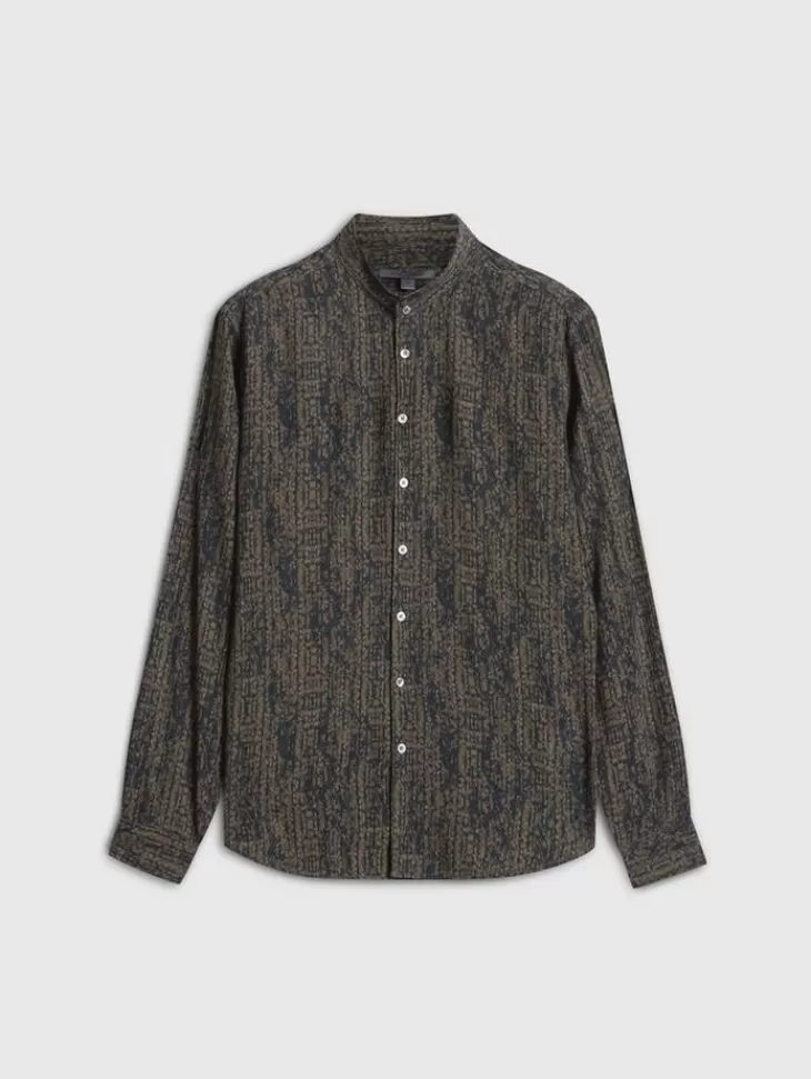 Shirts>John Varvatos DORA SHIRT LTBROWN