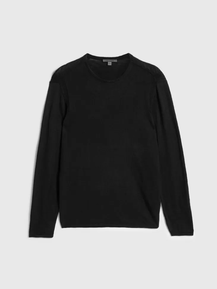 Tops>John Varvatos ELI CREW BLACK