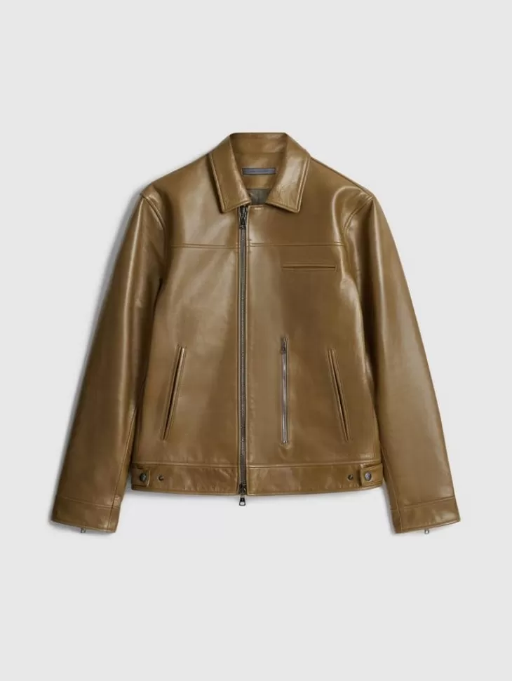 Leather & Outerwear | Tops>John Varvatos ELTON JACKET BROWN