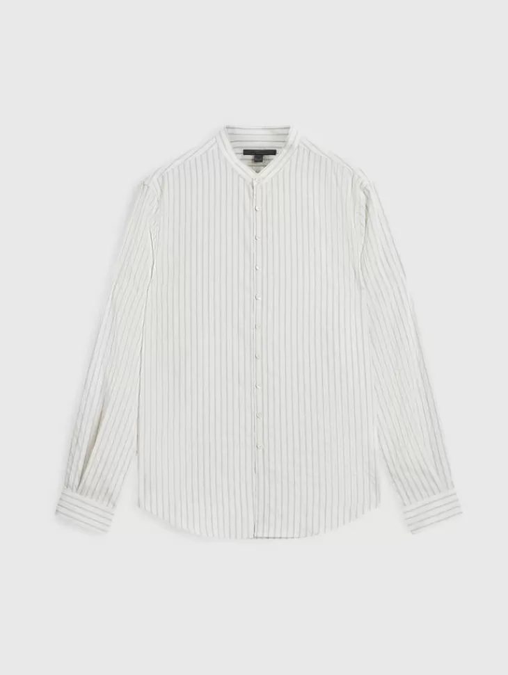 Tops>John Varvatos ESTILL SHIRT WHITE