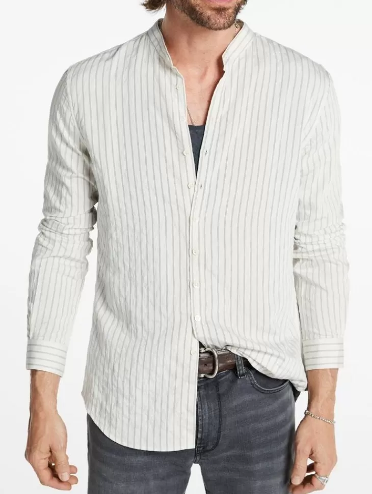 Tops>John Varvatos ESTILL SHIRT WHITE