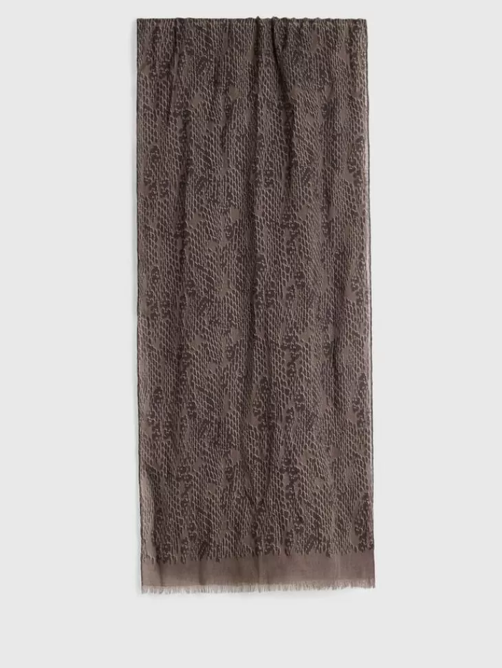 Shoes & Accessories>John Varvatos GIROD SCARF ESPRESSO