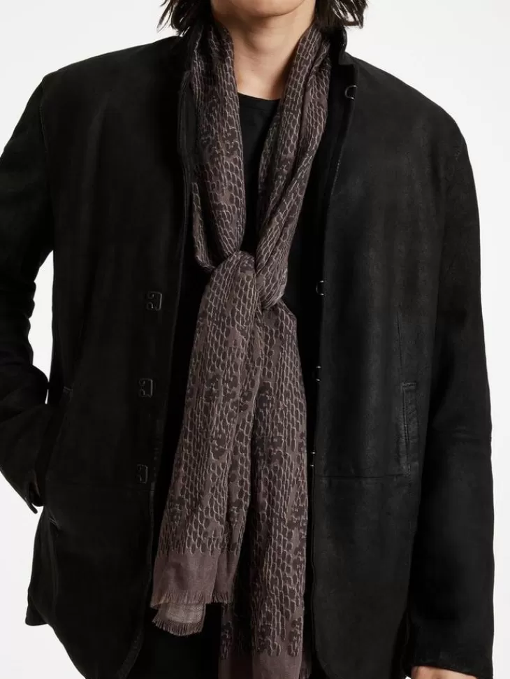 Shoes & Accessories>John Varvatos GIROD SCARF ESPRESSO