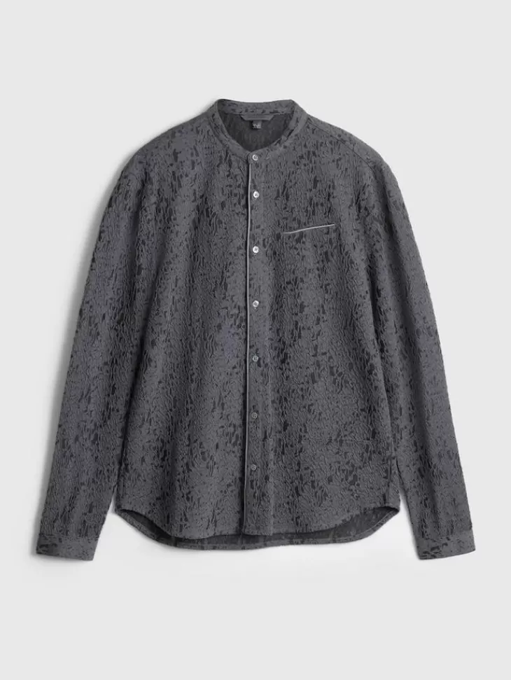 Tops>John Varvatos GLENN SHIRT GREYSTONE