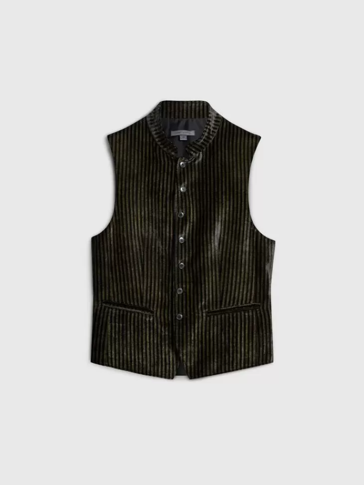 Suit Jackets>John Varvatos GLYNN VEST BLACK