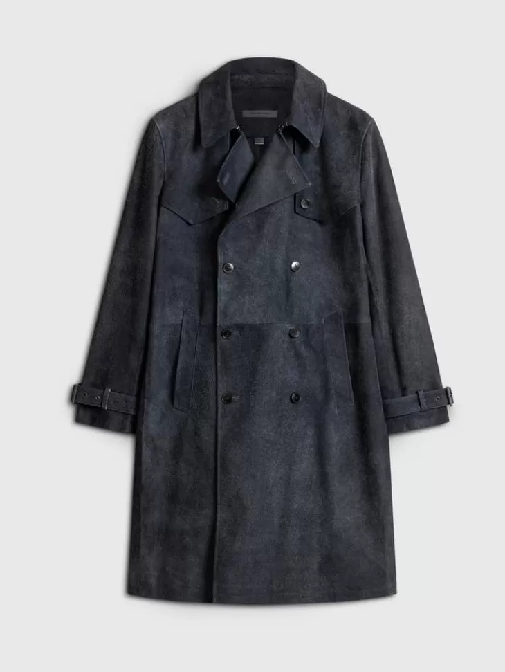 Coats And Jackets | Leather Jackets>John Varvatos HACKNEY COAT INDIGO