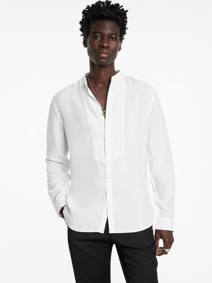 Shirts>John Varvatos HANOVER SHIRT WHITE