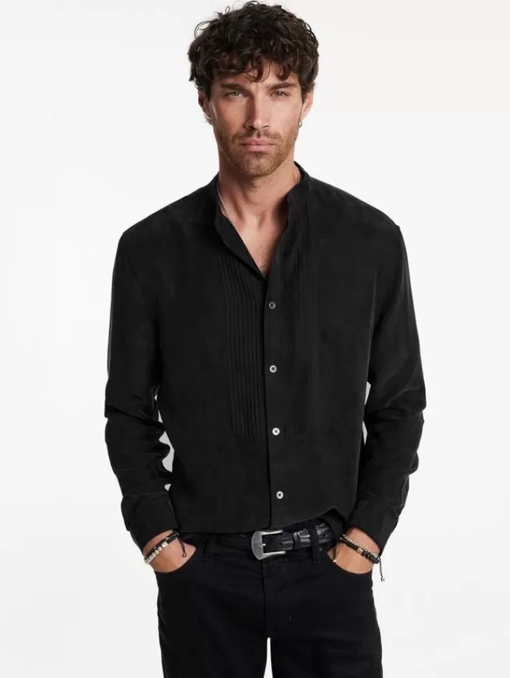 Shirts>John Varvatos HANOVER SHIRT BLACK