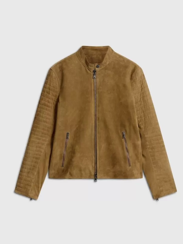 Coats And Jackets | Leather Jackets>John Varvatos HARRIS JACKET JUTE