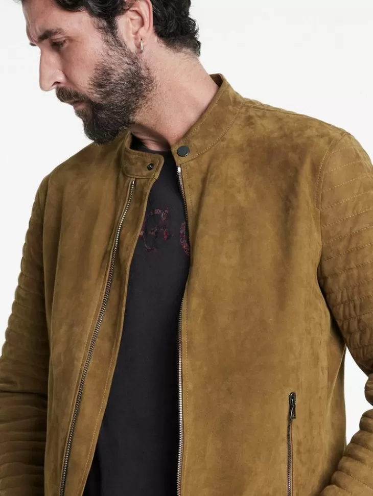 Coats And Jackets | Leather Jackets>John Varvatos HARRIS JACKET JUTE