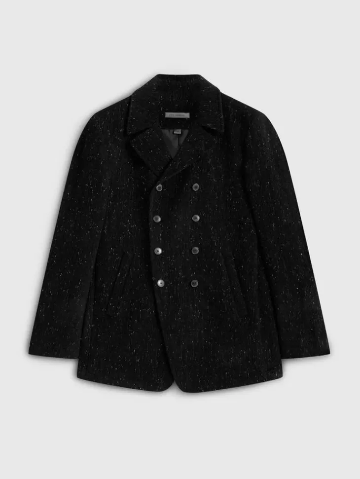 Tops>John Varvatos HART PEACOAT BLACK