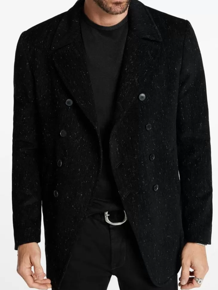 Tops>John Varvatos HART PEACOAT BLACK